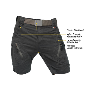 IX 9 Half Pant (Matte Black)